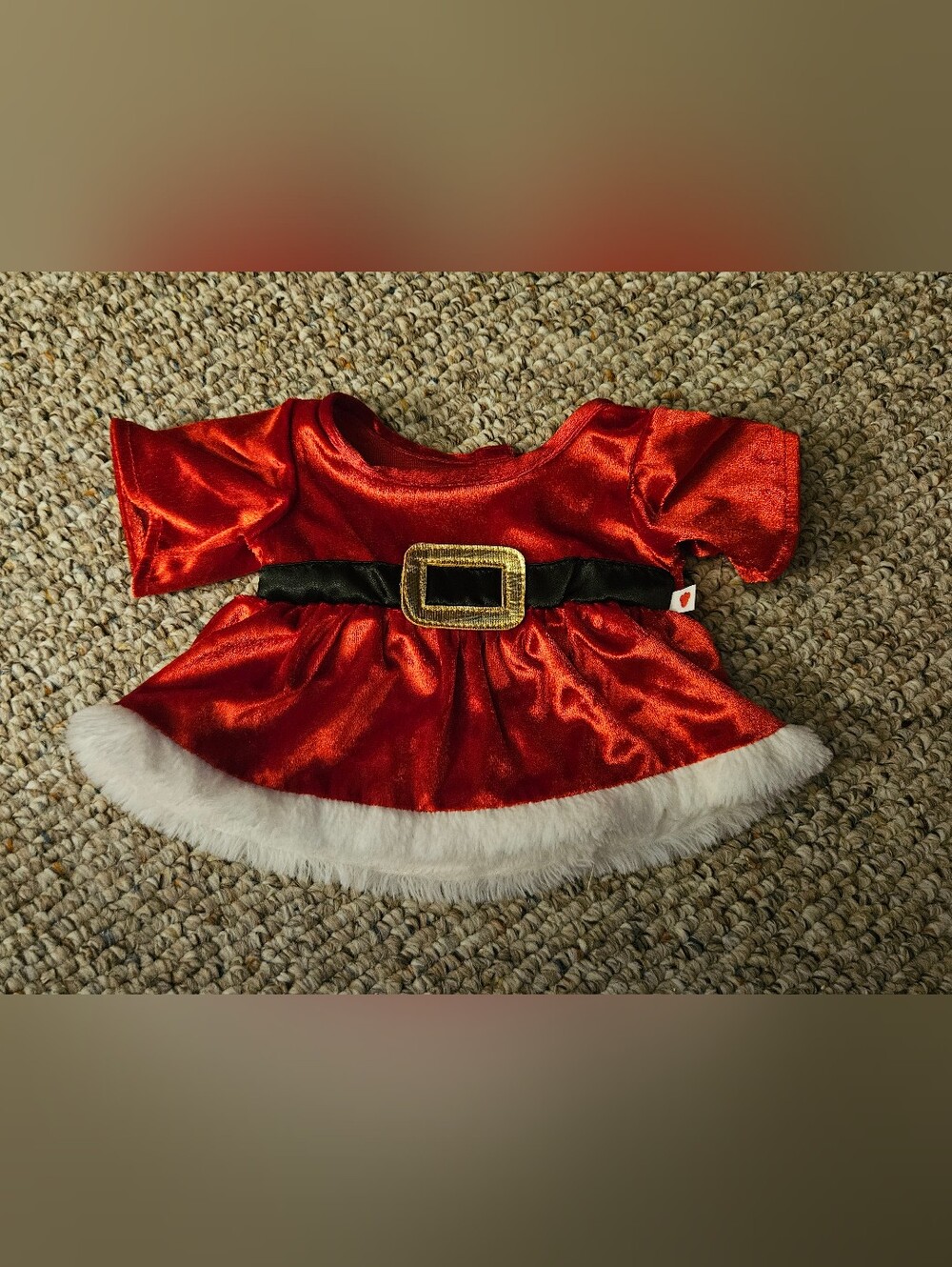 Build A Bear Christmas Santa Red Dress